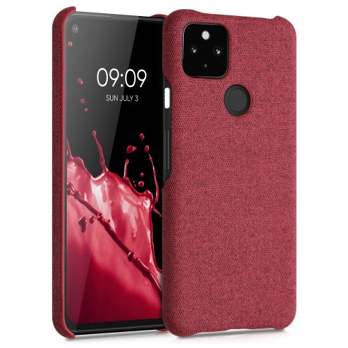 Tok Google Pixel 5a telefonhoz, textil, piros, 54994.76