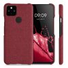 Tok Google Pixel 5a telefonhoz, textil, piros, 54994.76