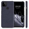 Borító a Google Pixel 5a telefonhoz, textil, kék, 54994.17