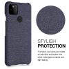 Borító a Google Pixel 5a telefonhoz, textil, kék, 54994.17