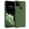 Tok Google Pixel 5a telefonhoz, textil, zöld, 54994.07