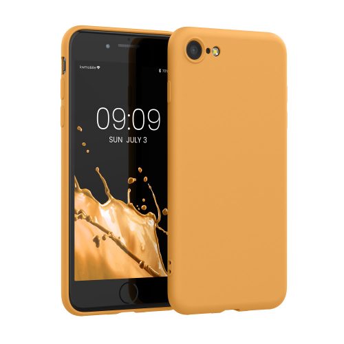 iPhone 8 / iPhone 7 / iPhone SE 2 tok, szilikon, sárga, 49979.217