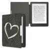 Kobo Aura H2O Edition 2 borító, textil, szürke, kwmobile, 49111.04