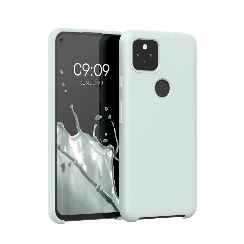 Google Pixel 5a tok, szilikon, zöld, 55207.200, kwmobile