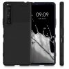 Sony Xperia 1 III tok, szilikon, fekete, 55353.01