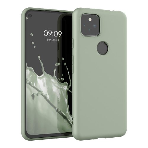 Google Pixel 5a tok, szilikon, zöld, 55374.172, kwmobile