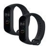 2 db szíj készlet Huawei Mi Band 4 telefonhoz, kwmobile, szilikon, fekete, 49312.47