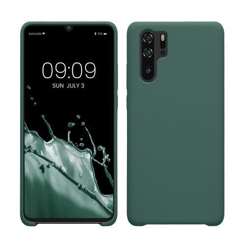 Huawei P30 Pro tok, szilikon, zöld, 47423.166