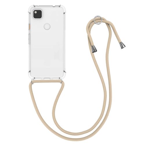 Google Pixel 4a tok, szilikon, átlátszó, 52757.21