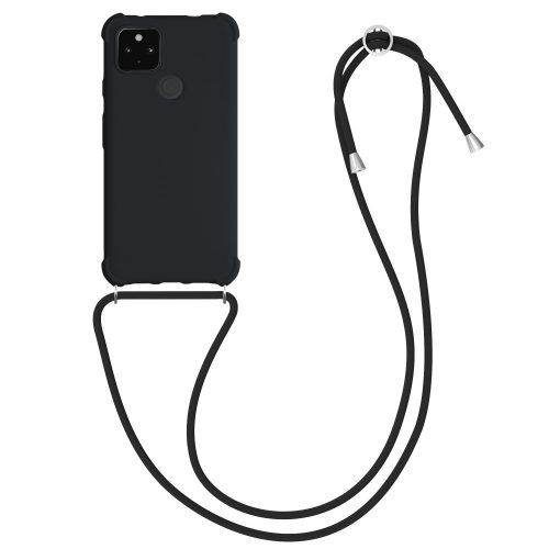 Tok Google Pixel 4a 5G telefonhoz, szilikon, fekete, 55914.01