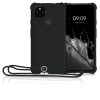 Tok Google Pixel 4a 5G telefonhoz, szilikon, fekete, 55914.01