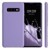 Samsung Galaxy S10 Plus tok, szilikon, lila, 49028.222