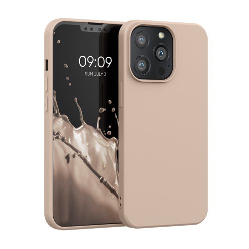 iPhone 13 Pro tok, szilikon, krémszínű, 55962.154