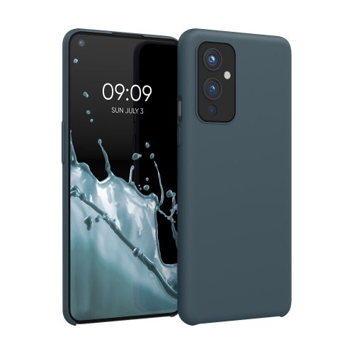 Tok OnePlus 9 telefonhoz, szilikon, zöld, 56040.202, kwmobile