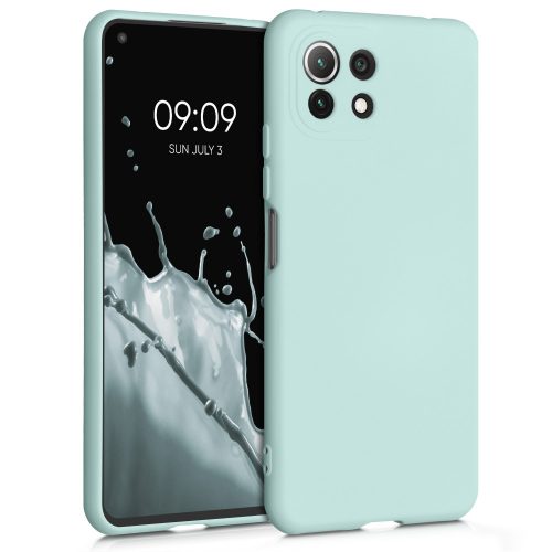 Xiaomi Mi 11 Lite 5G tok, szilikon, zöld, 56047.200, kwmobile