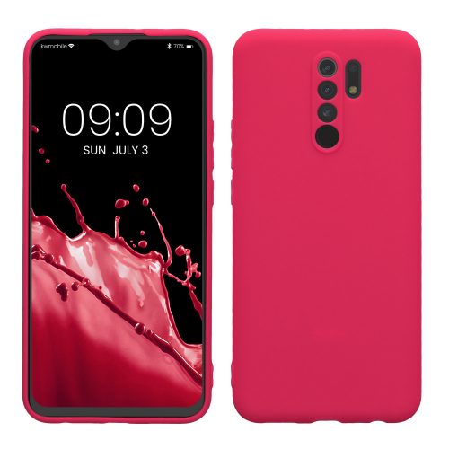 Xiaomi Redmi 9 tok, szilikon, rózsaszín, 52766.77, kwmobile