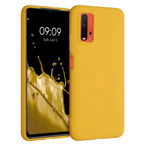 Xiaomi Redmi 9T tok, szilikon, sárga, 54337.143