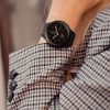 Samsung Galaxy Watch 4 Classic (46 mm), kwmobile tok, műanyag, fekete, 56182.01