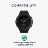 Samsung Galaxy Watch 4 Classic (46 mm), kwmobile tok, műanyag, fekete, 56182.01