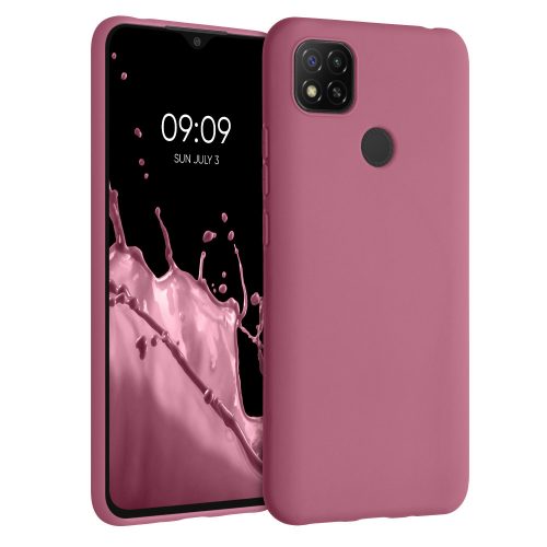 Xiaomi Redmi 9C tok, szilikon, rózsaszín, 52850.167, kwmobile