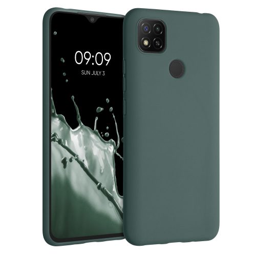 Xiaomi Redmi 9C tok, szilikon, zöld, 52850.171, kwmobile