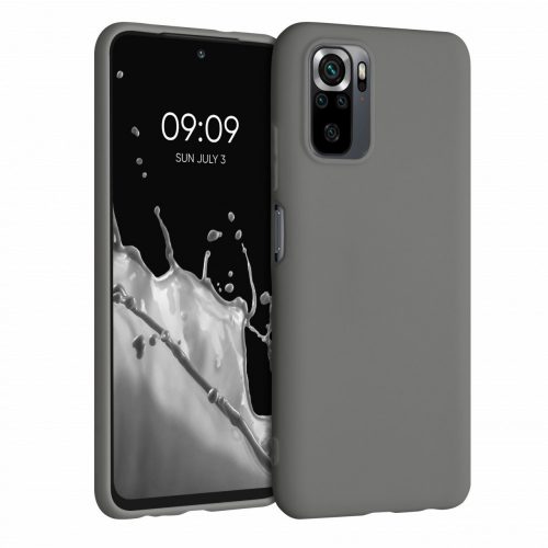 Xiaomi Redmi Note 10 / Redmi Note 10S burkolat, szilikon, szürke, 54541.155, kwmobile