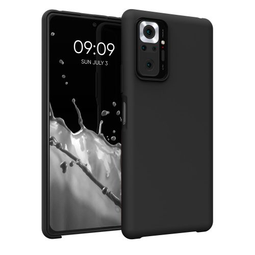 Xiaomi Redmi Note 10 Pro burkolat, szilikon, fekete, 54553.01, kwmobile