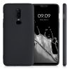 Tok OnePlus 6 telefonhoz, szilikon, fekete, 55346.01, kwmobile