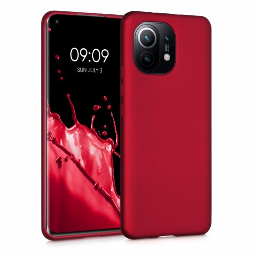 Xiaomi Mi 11 tok, szilikon, piros, 54189.36, kwmobile