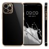 Apple iPhone 12 / iPhone 12 Pro tok, szilikon, fekete, 56299.01, kwmobile