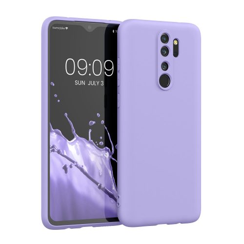 Xiaomi Redmi Note 8 Pro burkolat, szilikon, lila, 56563.108, kwmobile