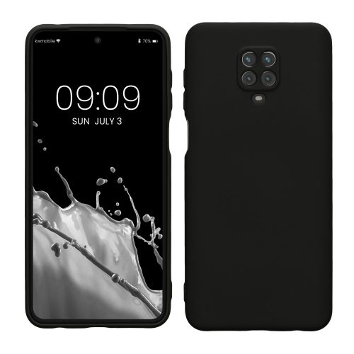 Xiaomi Redmi Note 9S / Redmi Note 9 Pro / Redmi Note 9 Pro Max tok, szilikon, fekete, 56562.01, kwmobile