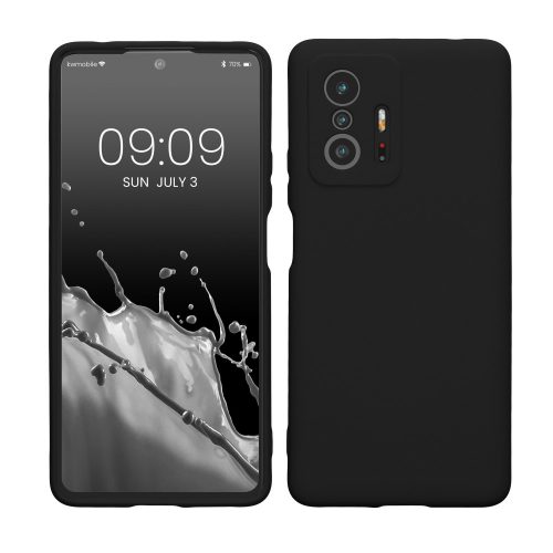 Xiaomi 11T / 11T Pro tok, szilikon, fekete, 56573.01, kwmobile