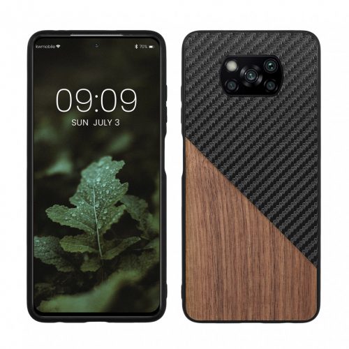 Xiaomi Poco X3 NFC / Poco X3 Pro tok, fa, barna, 56620.01, kwmobile