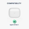 Tok Apple AirPods 3 fejhallgatóhoz, Kwmobile, szürke, szilikon, 56655.22