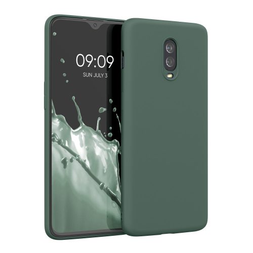 OnePlus 6T tok, szilikon, zöld, 55347.166, kwmobile