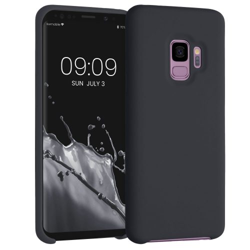 Samsung Galaxy S9 tok, szilikon, fekete, 44182.47, kwmobile