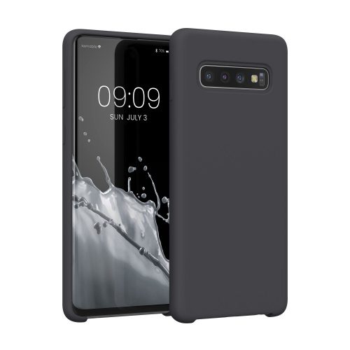 Samsung Galaxy S10 tok, szilikon, fekete, 47732.47, kwmobile