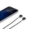 2 db szíj készlet Samsung Galaxy Buds 2 fejhallgatóhoz, Kwmobile, lila/fekete, szilikon, 56697.108