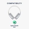 Szíj Apple Airpods Max fejhallgatóhoz, Kwmobile, fekete, szilícium, 56698.01