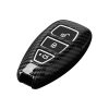 Ford autókulcs fedél - 3 gombos - Keyless Go, kwmobile, műanyag, fekete / szürke, 56731.01