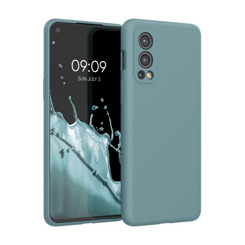 OnePlus Nord 2 5G tok, szilikon, zöld, 56070.206, kwmobile