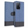 Xiaomi 11T / 11T Pro burkolata, textil, kék, 56900.17, kwmobile