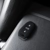 Autókulcs fedél Opelhez - 3 gombos - Keyless Go, kwmobile, szilikon, fekete / piros, 56976.01