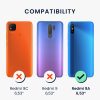 Xiaomi Redmi 9A burkolat, szilikon, zöld, 52847.186, kwmobile