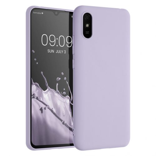 Kwmobile tok Xiaomi Redmi 9A/Redmi 9AT telefonhoz, szilikon, lila, 52847.108