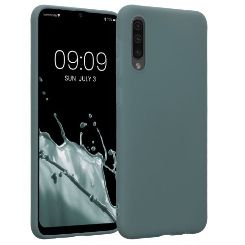 Kwmobile tok Samsung Galaxy A50 telefonhoz, szilikon, zöld, 48054.171