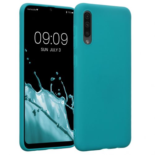 Kwmobile tok Samsung Galaxy A50 telefonhoz, szilikon, zöld, 48054.57