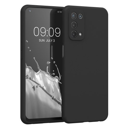 Kwmobile tok OPPO A74 5G/A54 5G, szilikon, fekete, 57256.47