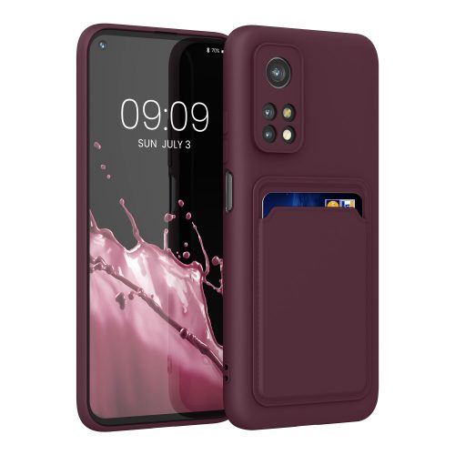 Kwmobile tok Xiaomi Mi 10T/Mi 10T Pro telefonhoz, szilikon, lila, 56952.190